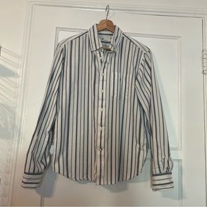 Gap Striped Button Down Shirt - XS